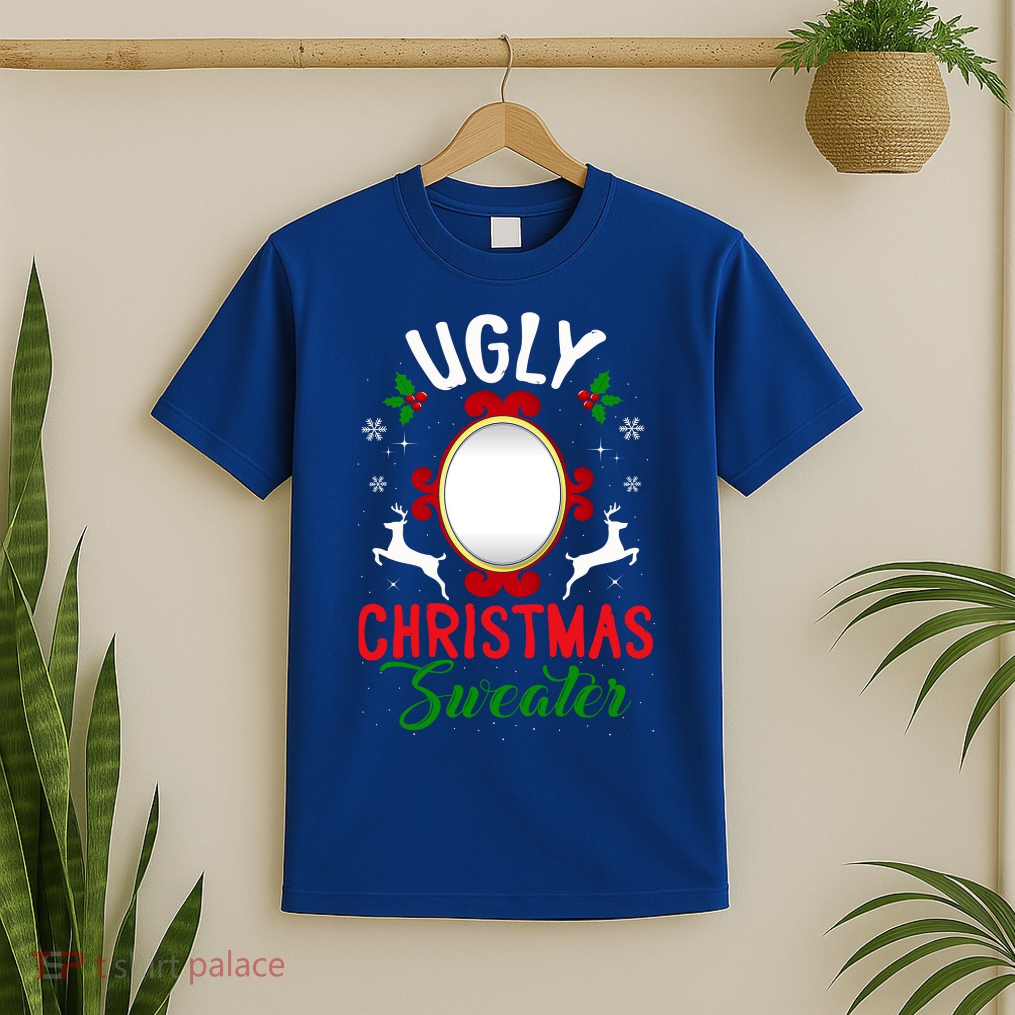 Funny Ugly Christmas Sweater With Mirror Gift T-Shirt