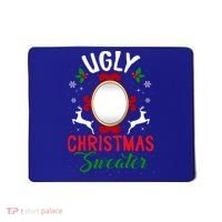 Funny Ugly Christmas Sweater With Mirror Gift Mousepad thumb 0