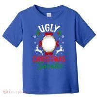 Funny Ugly Christmas Sweater With Mirror Gift Toddler T-Shirt thumb 0