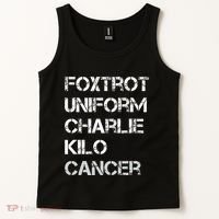 Foxtrot Uniform Charlie Kilo Fuck Lung Cancer Tank Top thumb 2