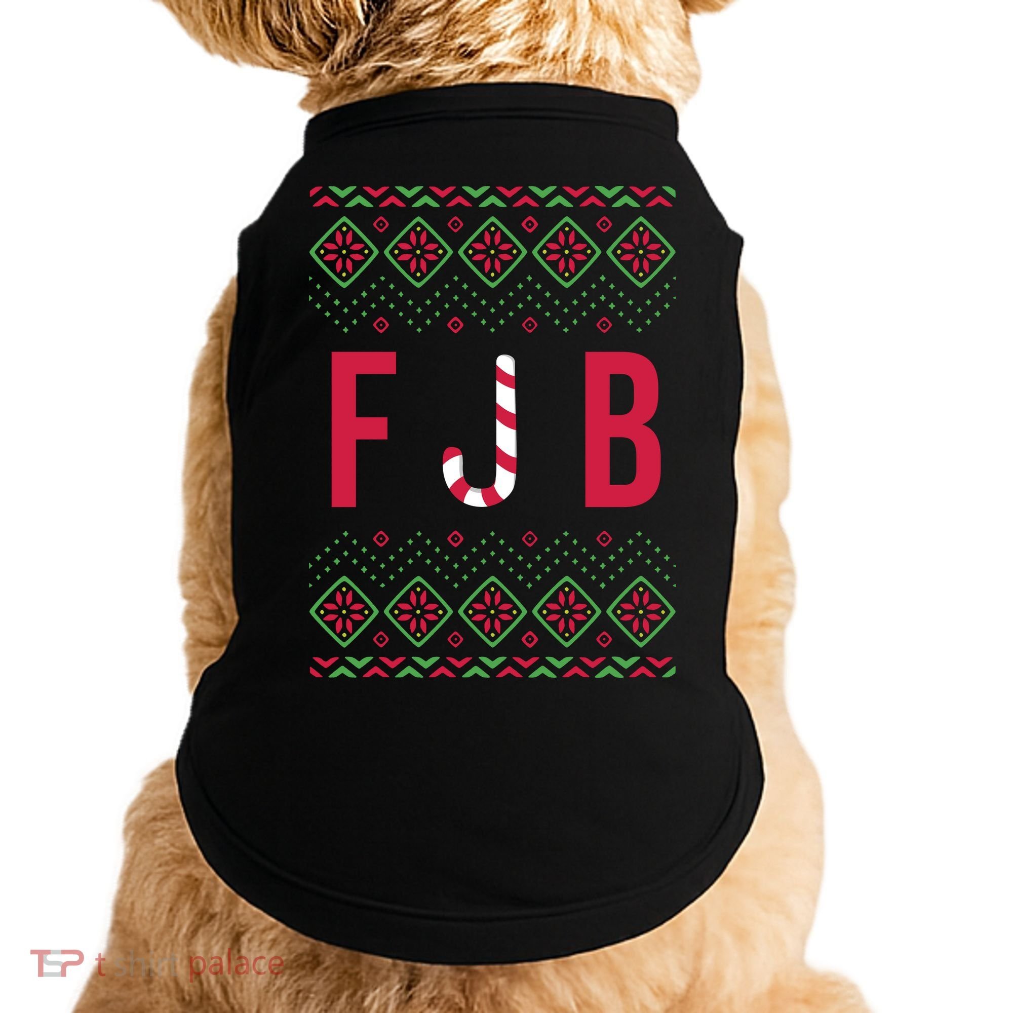 FJB Ugly Christmas Sweater Doggie Tank