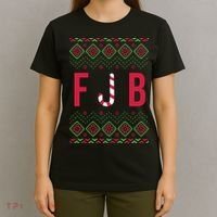 FJB Ugly Christmas Sweater T-Shirt thumb 4