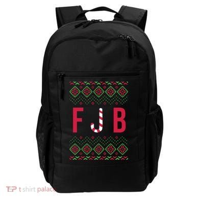 FJB Ugly Christmas Sweater Backpack