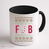 FJB Ugly Christmas Sweater Coffee Mug thumb 1