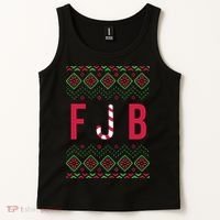 FJB Ugly Christmas Sweater Tank Top thumb 2