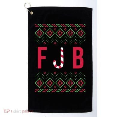 FJB Ugly Christmas Sweater Golf Towel