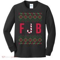 FJB Ugly Christmas Sweater Kids Long Sleeve Shirt thumb 0