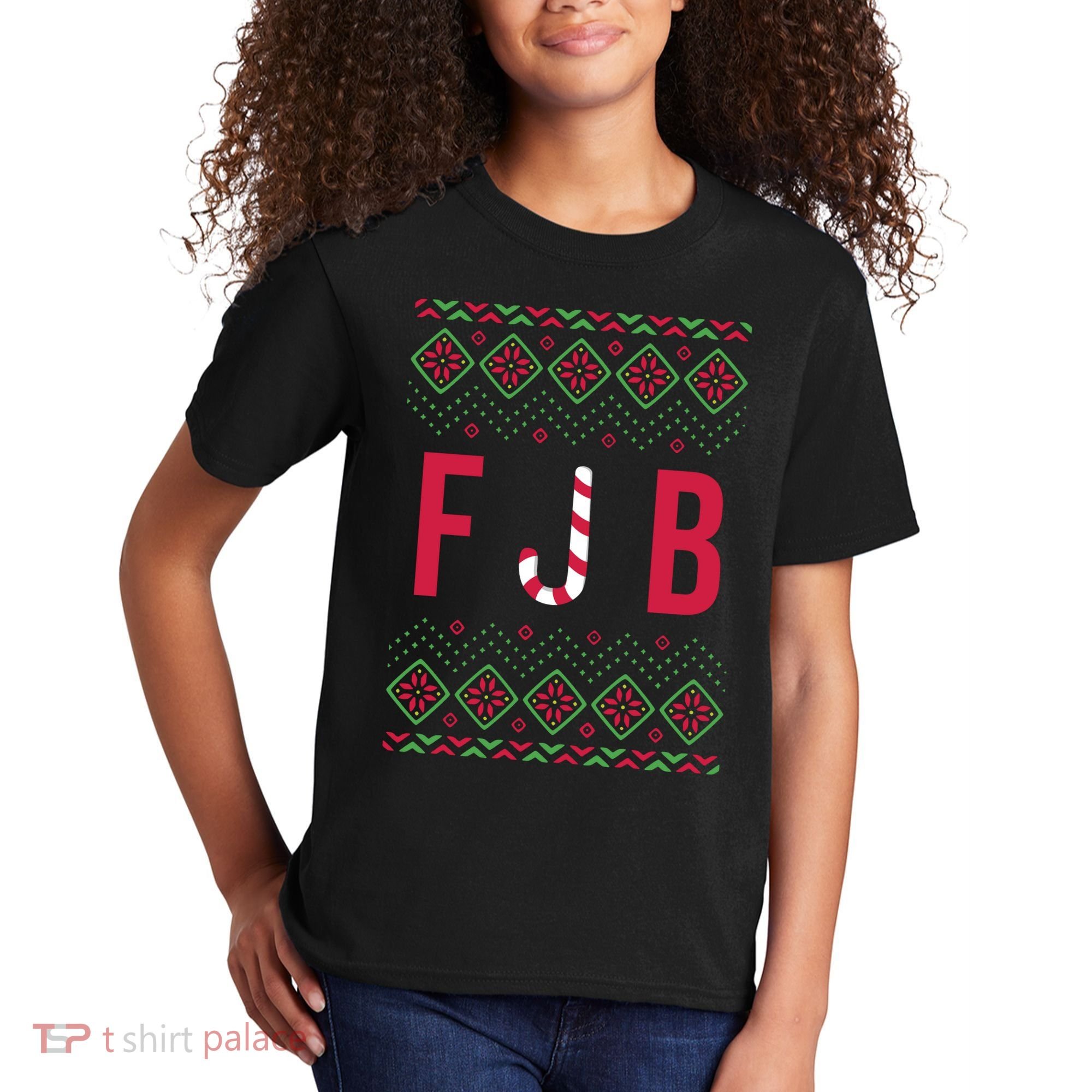 FJB Ugly Christmas Sweater Kids T-Shirt