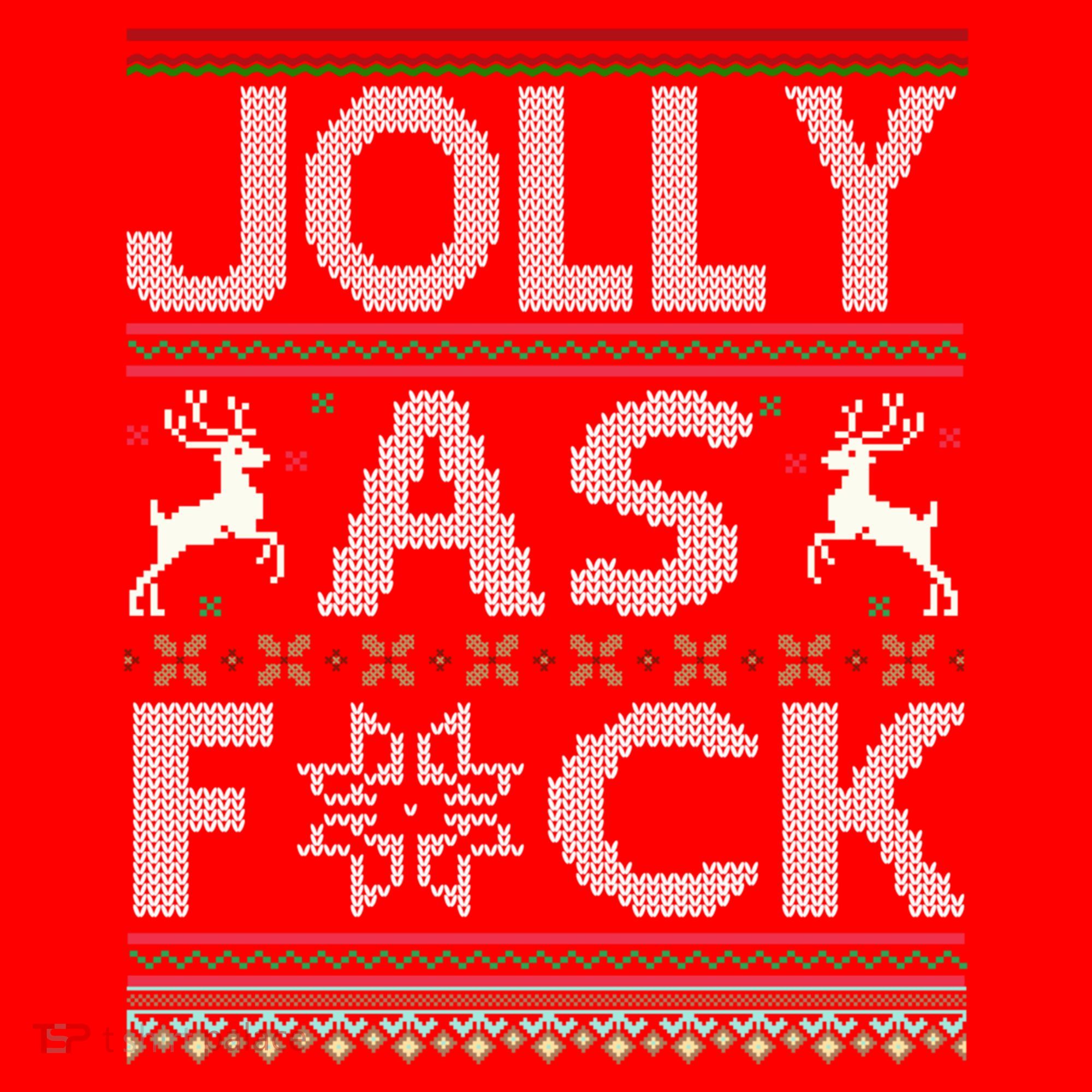 Funny Ugly Christmas Jolly As F Ck Xmas Party Gift Santa Hat