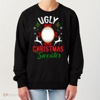 Funny Ugly Christmas Sweater With Mirror Women's Sweatshirt thumb 0