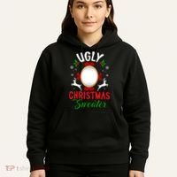 Funny Ugly Christmas Sweater With Mirror Hoodie thumb 5