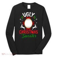 Funny Ugly Christmas Sweater With Mirror Long Sleeve Shirt thumb 0