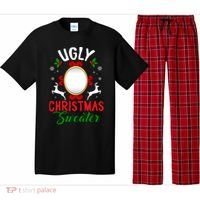 Funny Ugly Christmas Sweater With Mirror Pajama Set thumb 0