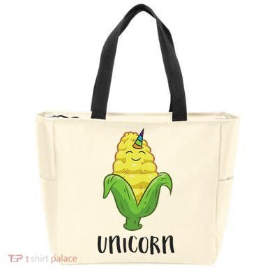 Funny Uni Corn Unicorn Corn Lovers Corn Farmer Tote Bag