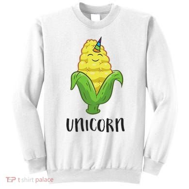 Funny Uni Corn Unicorn Corn Lovers Corn Farmer Sweatshirt