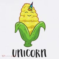 Funny Uni Corn Unicorn Corn Lovers Corn Farmer T-Shirt thumb 7