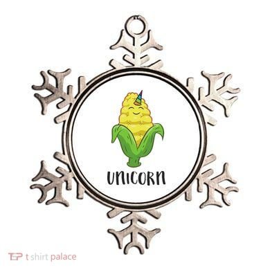 Funny Uni Corn Unicorn Corn Lovers Corn Farmer Ornament