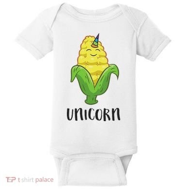 Funny Uni Corn Unicorn Corn Lovers Corn Farmer Baby Bodysuit