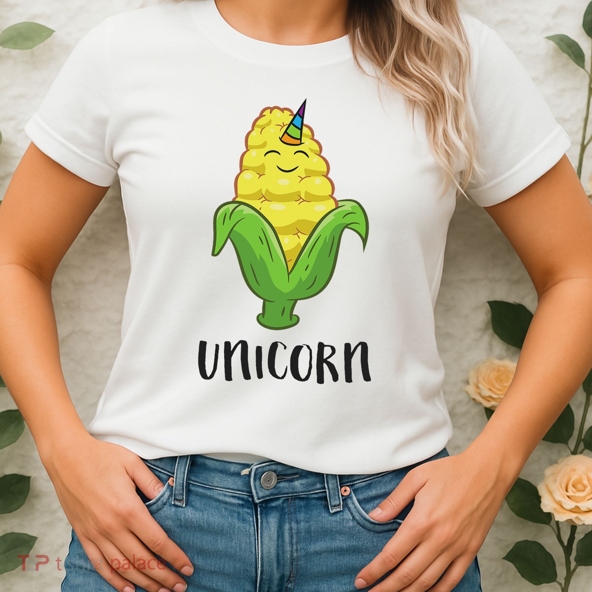 Funny Uni Corn Unicorn Corn Lovers Corn Farmer Women's T-Shirt
