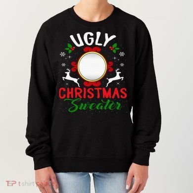 Funny Ugly Christmas Sweater With Mirror Women's Sweatshirt