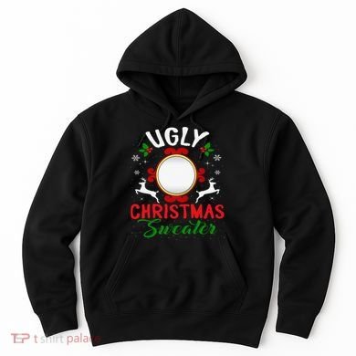 Funny Ugly Christmas Sweater With Mirror Hoodie