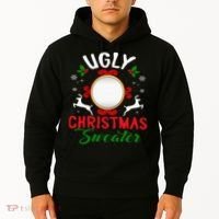 Funny Ugly Christmas Sweater With Mirror Hoodie thumb 2