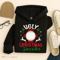 Funny Ugly Christmas Sweater With Mirror Hoodie thumb 4