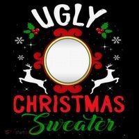 Funny Ugly Christmas Sweater With Mirror Hoodie thumb 7