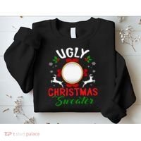 Funny Ugly Christmas Sweater With Mirror Sweatshirt thumb 2