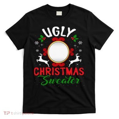 Funny Ugly Christmas Sweater With Mirror T-Shirt