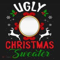 Funny Ugly Christmas Sweater With Mirror Pajama Set thumb 2