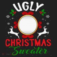 Funny Ugly Christmas Sweater With Mirror Tumbler thumb 3