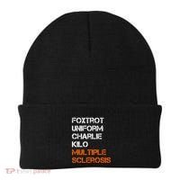 Foxtrot Uniform Charlie Kilo Fuck Multiple Sclerosis Cute Gift Beanie thumb 0