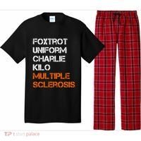 Foxtrot Uniform Charlie Kilo Fuck Multiple Sclerosis Cute Gift Pajama Set thumb 0