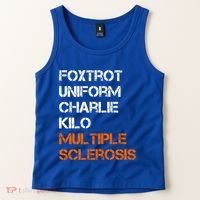 Foxtrot Uniform Charlie Kilo Fuck Multiple Sclerosis Cute Gift Tank Top thumb 2