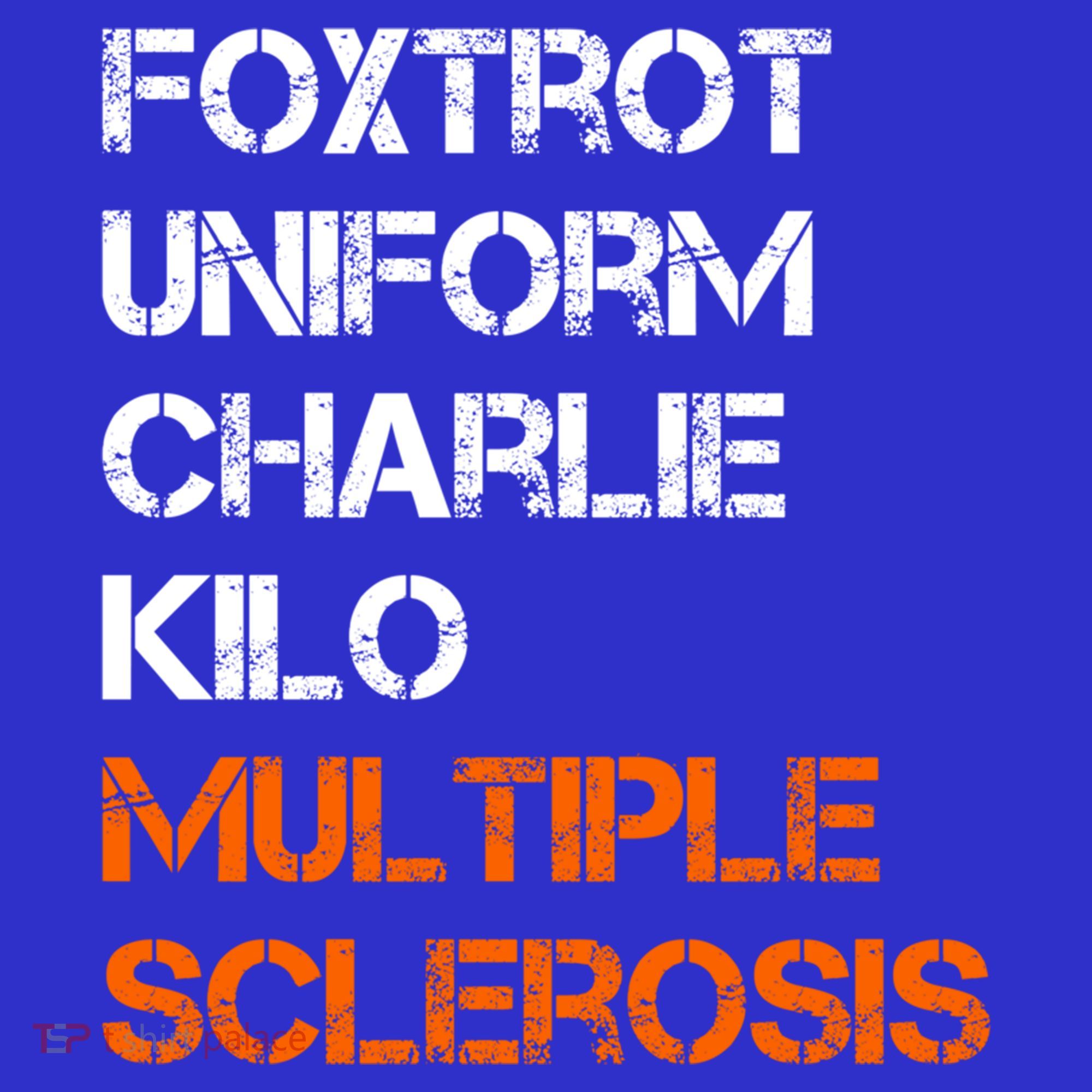 Foxtrot Uniform Charlie Kilo Fuck Multiple Sclerosis Cute Gift Visor