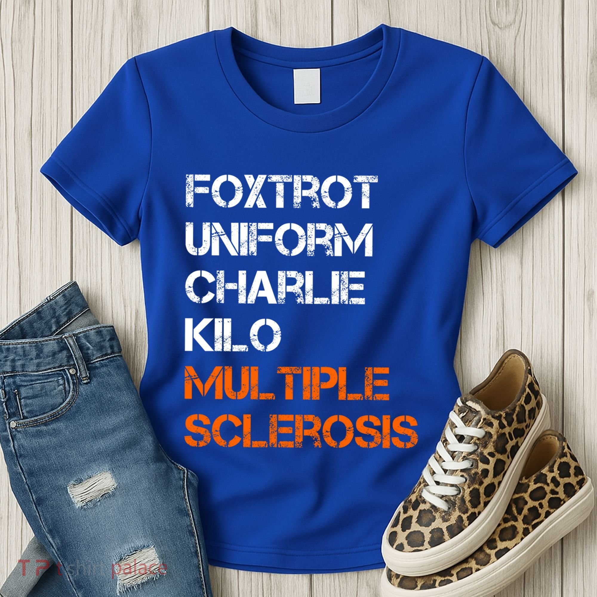 Foxtrot Uniform Charlie Kilo Fuck Multiple Sclerosis Cute Gift Women's T-Shirt