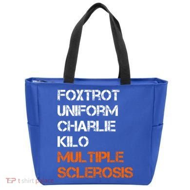 Foxtrot Uniform Charlie Kilo Fuck Multiple Sclerosis Cute Gift Tote Bag