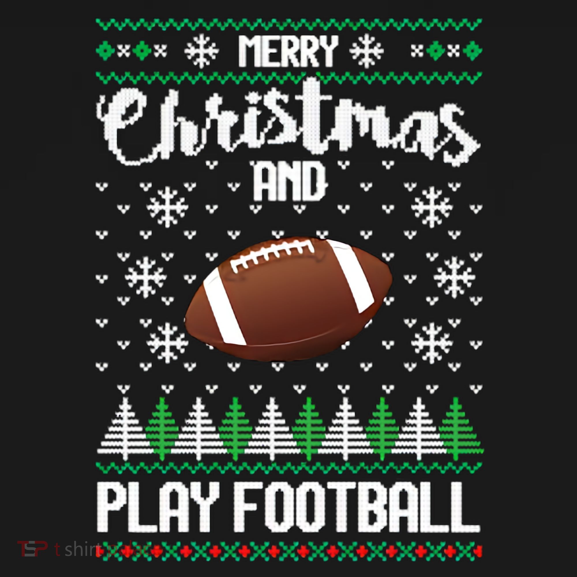 Football Ugly Christmas Backpack