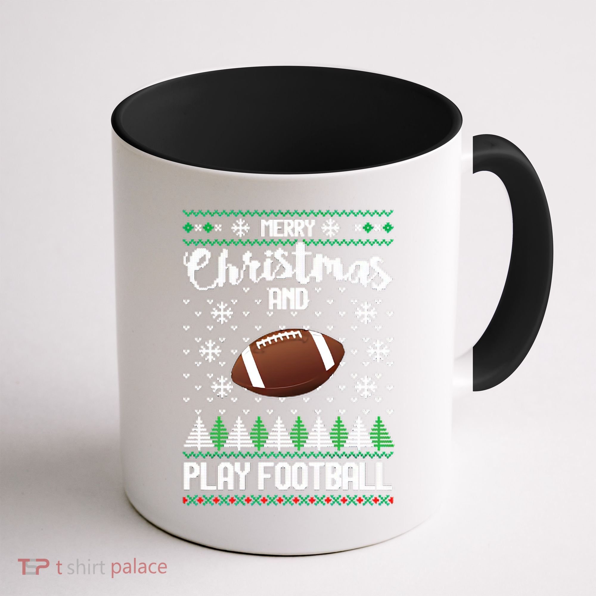 Football Ugly Christmas Coffee Mug