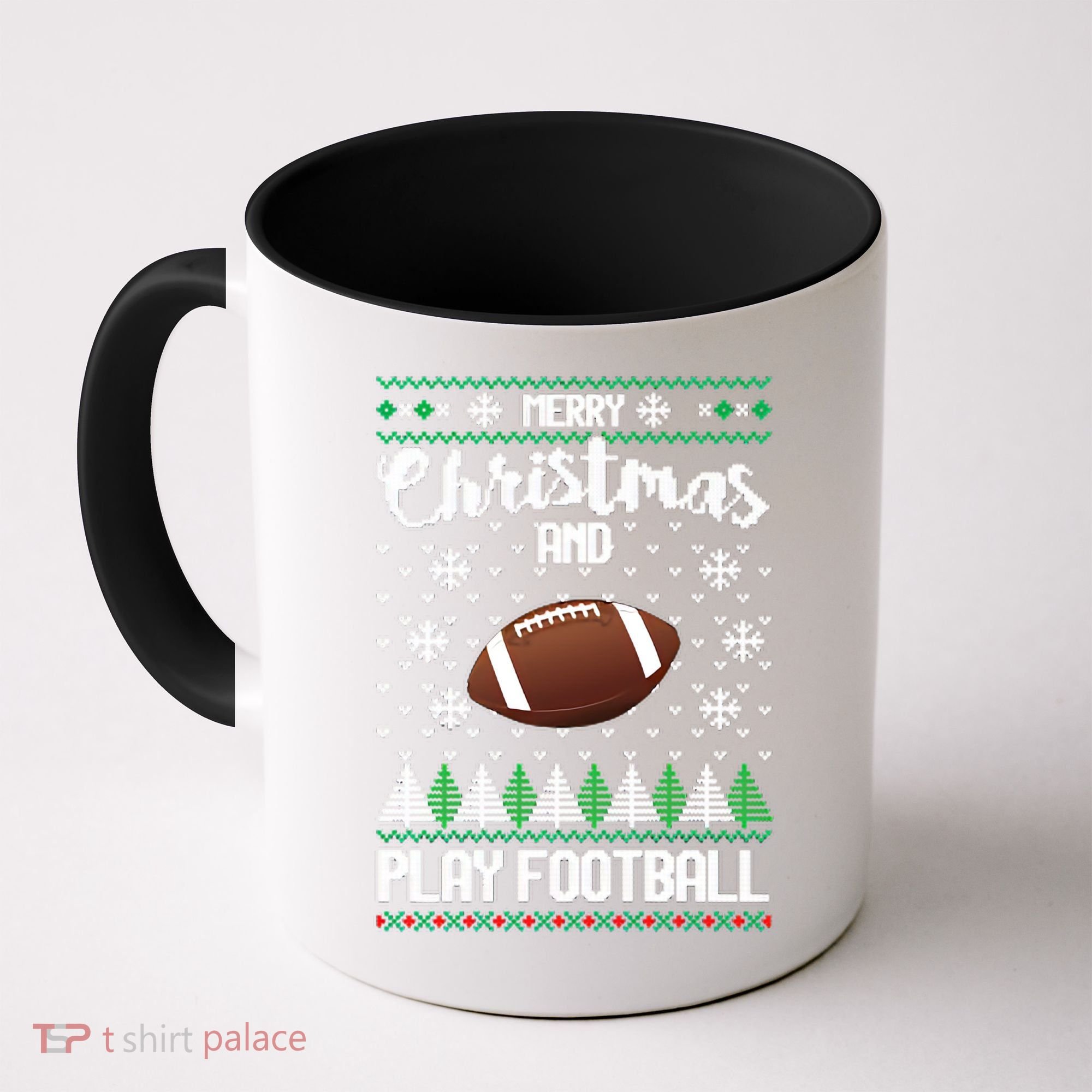 Football Ugly Christmas Coffee Mug