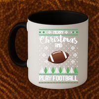Football Ugly Christmas Coffee Mug thumb 2