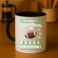 Football Ugly Christmas Coffee Mug thumb 4