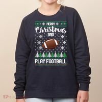Football Ugly Christmas Women's Sweatshirt thumb 0