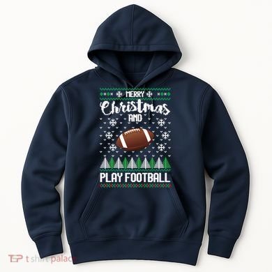 Football Ugly Christmas Hoodie