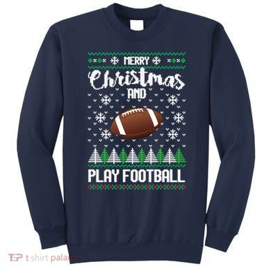 Football Ugly Christmas Sweatshirt