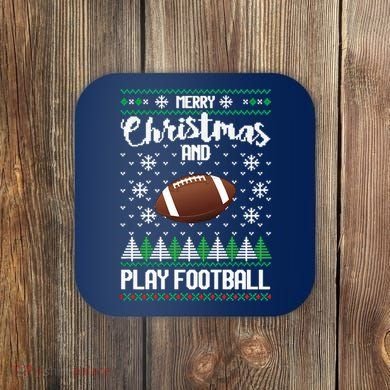Football Ugly Christmas Coaster