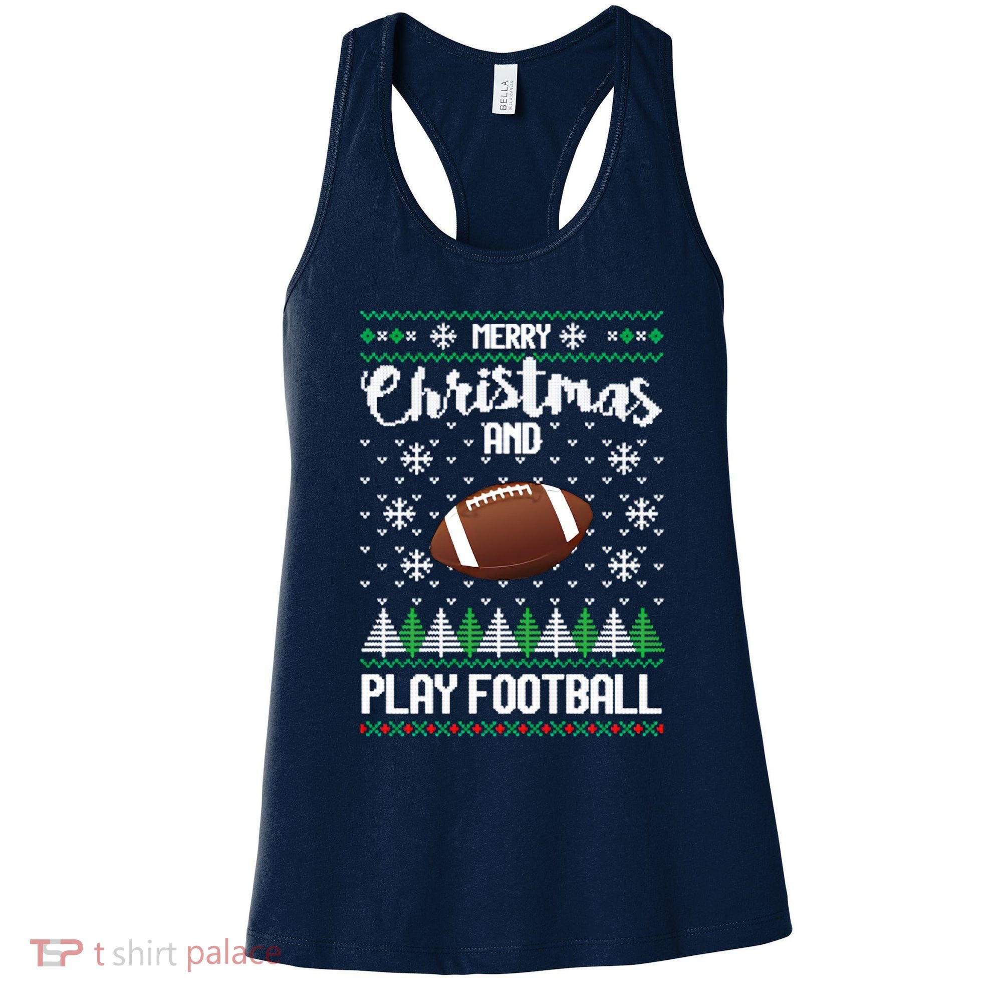 Football Ugly Christmas Women's Tank Top