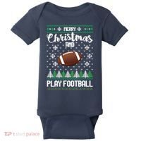 Football Ugly Christmas Baby Bodysuit thumb 0