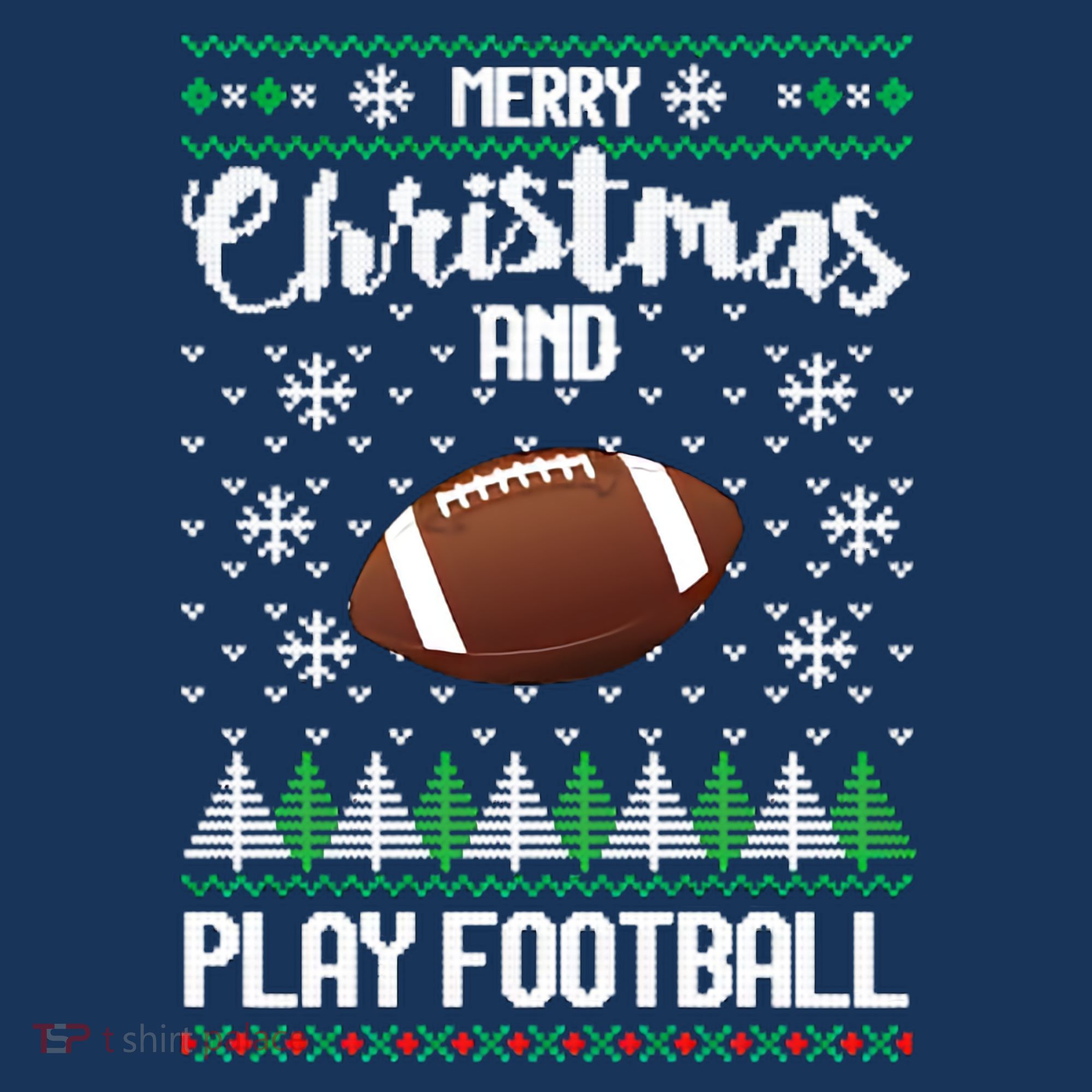Football Ugly Christmas Baby Bodysuit
